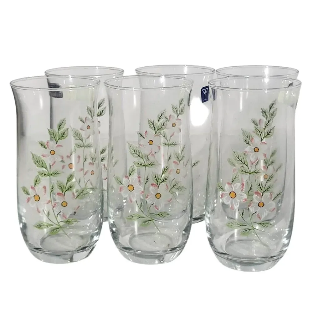 NIB Stylesetter Vintage 7-Pc Dogwood Crystal Set MINT NOS W/ STICKERS